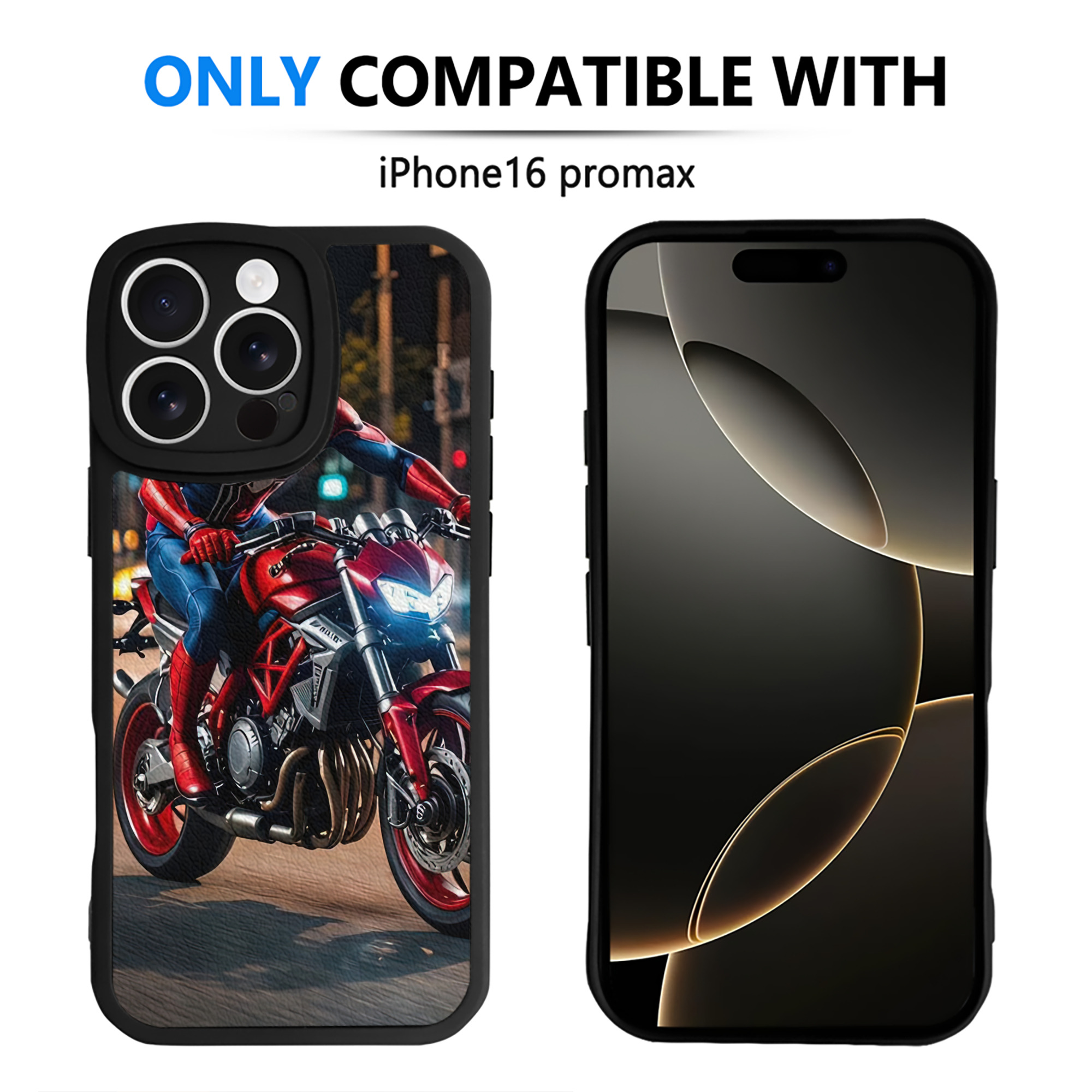 Spider Man スパイダーマン 【iPhone 16シリーズ対応】シリコンスマホケース（レザー調） 材質：シリコン